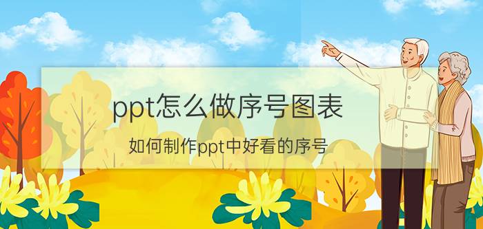 ppt怎么做序号图表 如何制作ppt中好看的序号？